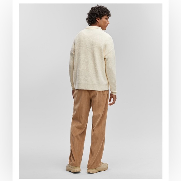 Mode Of One Men’s Long Sleeve Polo Sweater - Picture 4 of 6